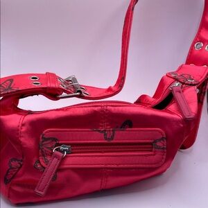 Art Class Pink Wristlet with Butterfly Design